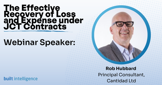 Webinar - The Effective Recovery of Loss and Expense under JCT Contracts